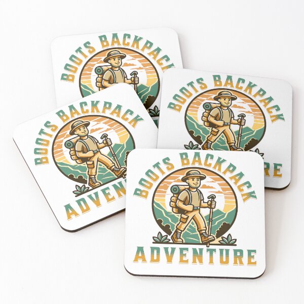 Item preview, Boots Backpack Adventure Day Hiking designed and sold by VibePrintStudio.