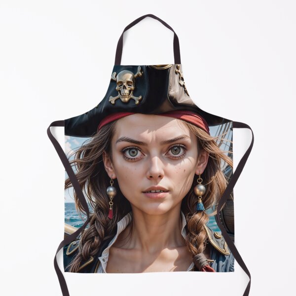 Item preview, Cute Fantasy Pirate Girl Portrait designed and sold by TheArtOfPat.