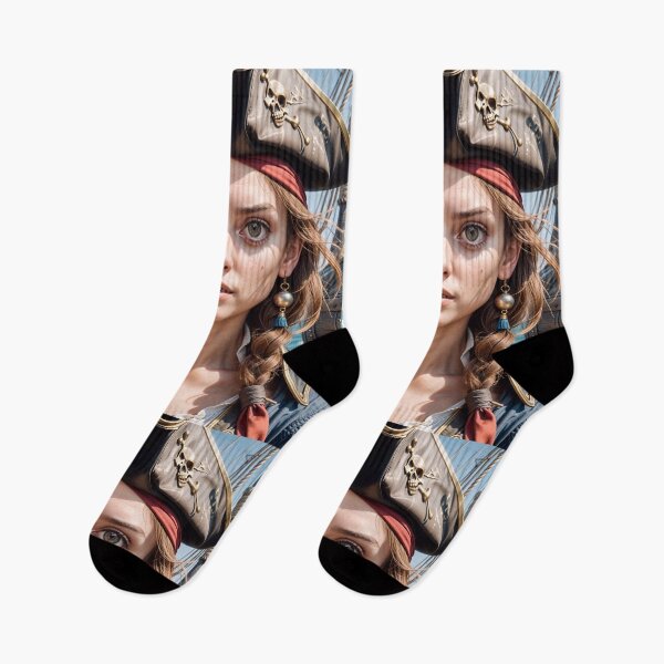 Item preview, Cute Fantasy Pirate Girl Portrait designed and sold by TheArtOfPat.