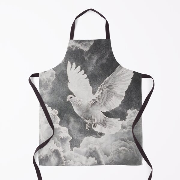 Item preview, Black and White pigeon pencil drawing designed and sold by Pencil-Art.