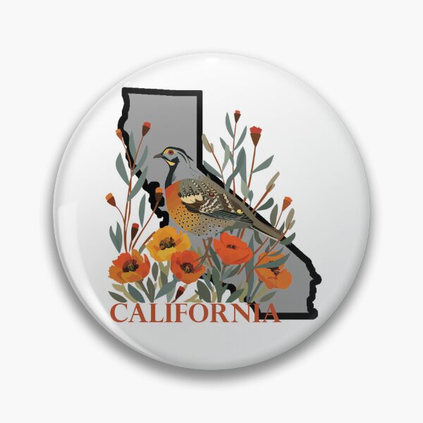 Item preview, California State Bird and Flower designed and sold by adventurehaven.