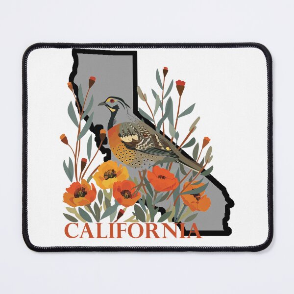 Item preview, California State Bird and Flower designed and sold by adventurehaven.