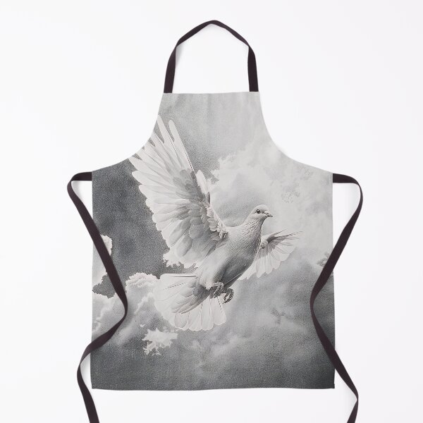Item preview, Black and White pigeon pencil drawing designed and sold by Pencil-Art.