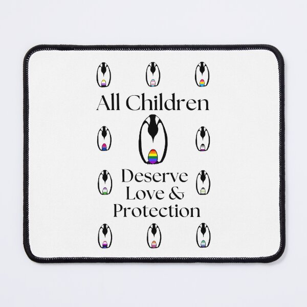 Item preview, All Children Deserve Love and Protection Pride Penguins designed and sold by Kristi Brooks.