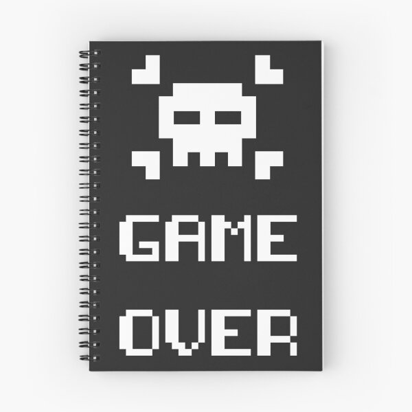 Item preview, Game over, skull and crossbones designed and sold by NostalgicSpirit.