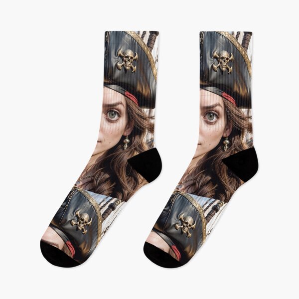 Item preview, Cute Fantasy Pirate Girl Portrait designed and sold by TheArtOfPat.