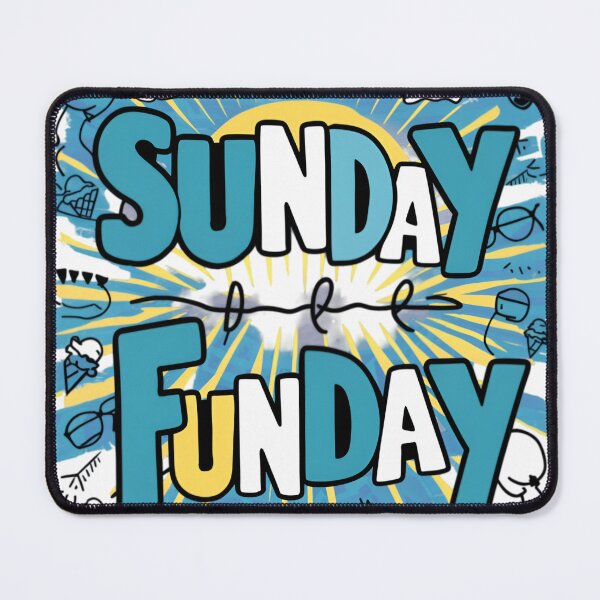 Item preview, Sunday Funday, typography & word art designed and sold by Fashiospice07.