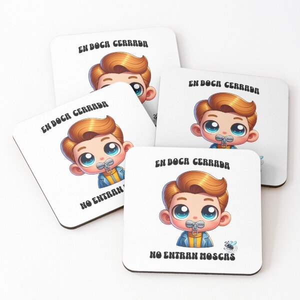Item preview, En boca cerrada no entran moscas designed and sold by BitterOranges.