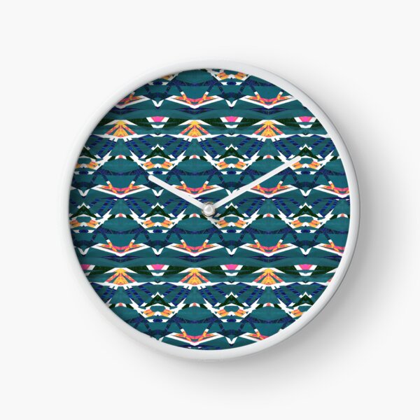 80's - Bright Blue Clock
