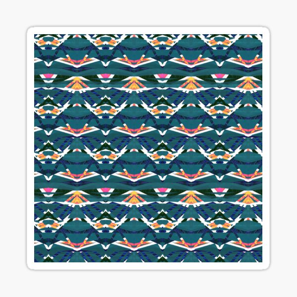 80's - Bright Blue Sticker