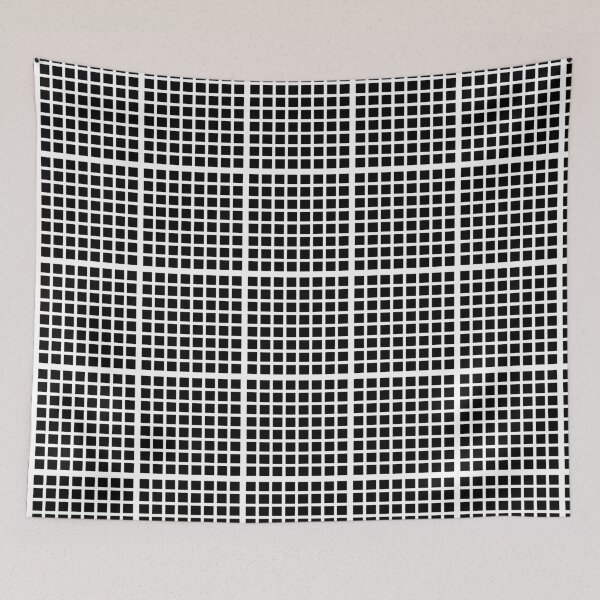 Item preview, Double Windowpane Black and white optical illusion  designed and sold by Neeshki.
