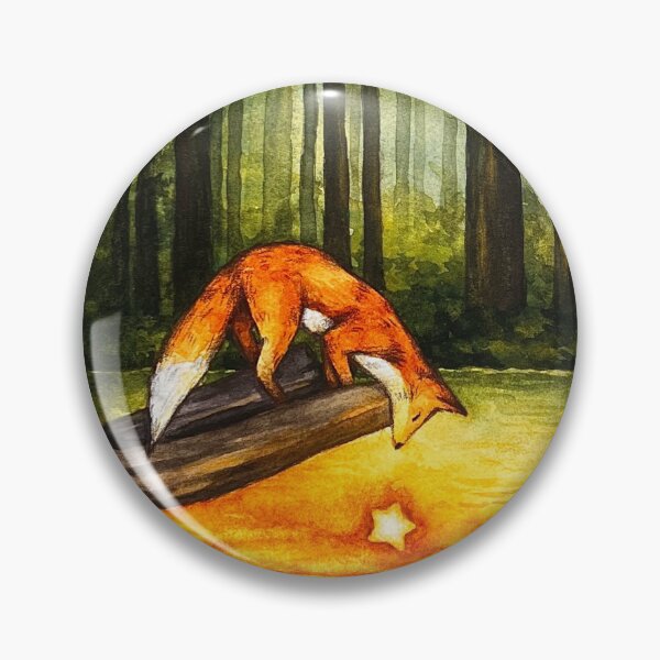Item preview, Fox and Star in the Forest designed and sold by sparkfolio.