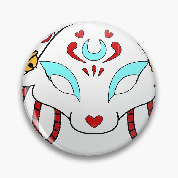 Item preview, kitsune mask 2 designed and sold by LotusStudio.
