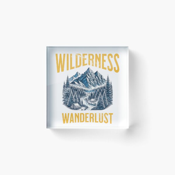 Item preview, Wilderness Wanderlust  Day Hiking designed and sold by VibePrintStudio.