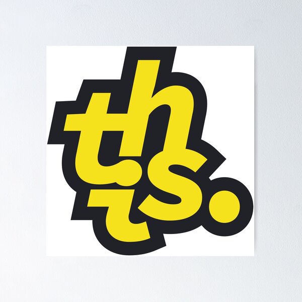 Artikelvorschau, Dies. Logo - Gelb entworfen und verkauft von walpolea.