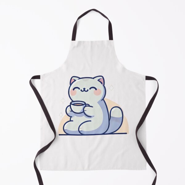 Item preview, Cat enjoying tea designed and sold by PetPaletteCards.