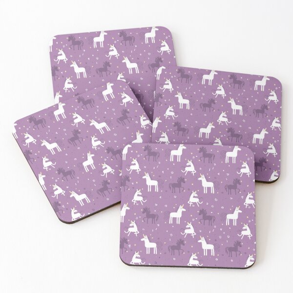 Item preview, Unicorns whistling a tune pattern (Duvet cover design) designed and sold by jasmineberry.