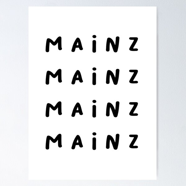 Item preview, Mainz | Typography Design | Minimalist Aesthetic designed and sold by RM-Journey.