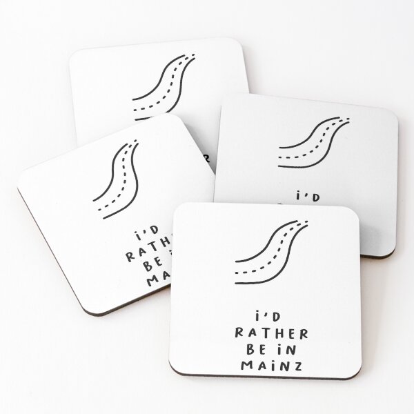 Item preview, I'd Rather be in Mainz | Typography Design | Minimalist Aesthetic designed and sold by RM-Journey.