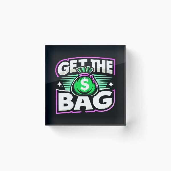 Item preview, Get The Bag Purple and Green Design designed and sold by Artbyminga.
