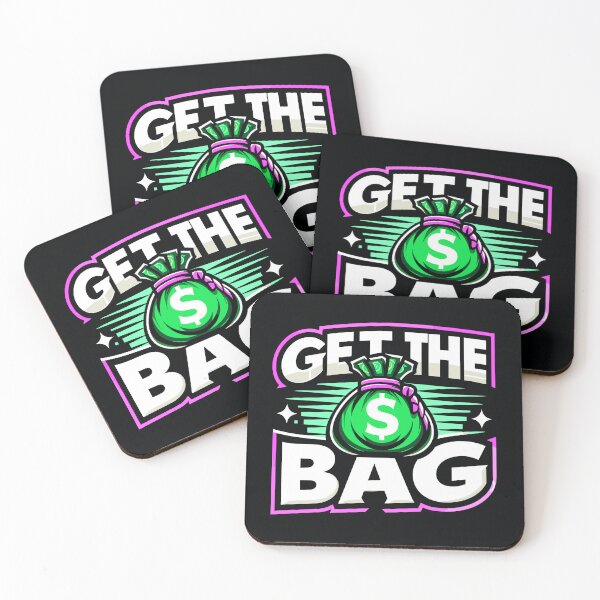 Item preview, Get The Bag Purple and Green Design designed and sold by Artbyminga.