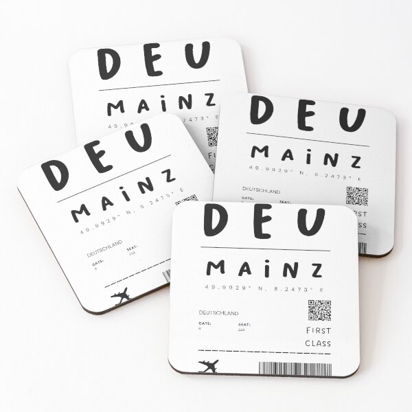 Item preview, Mainz | Plane Ticket Design | Traveling | Tourists designed and sold by RM-Journey.