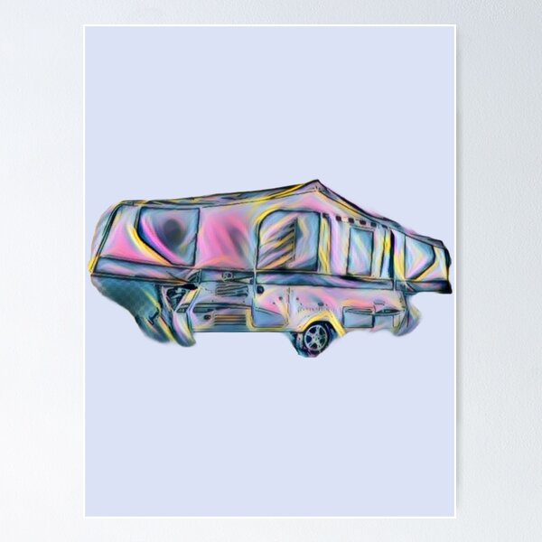 Item preview, Neon Folding Caravan designed and sold by BeccaAelishe.