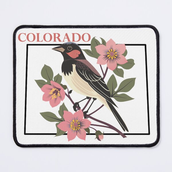 Item preview, Colorado State Bird and Flower designed and sold by adventurehaven.