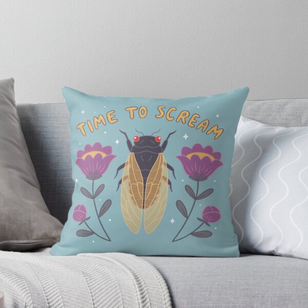 Item preview, Time to scream cicada designed and sold by katienielandart.