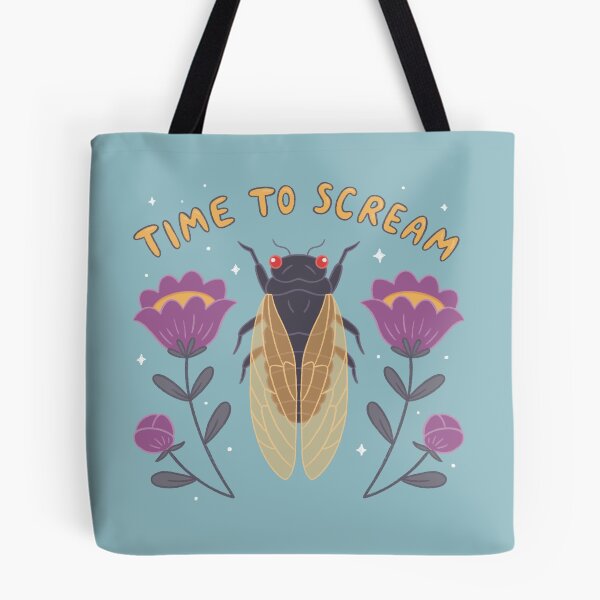 Item preview, Time to scream cicada designed and sold by katienielandart.