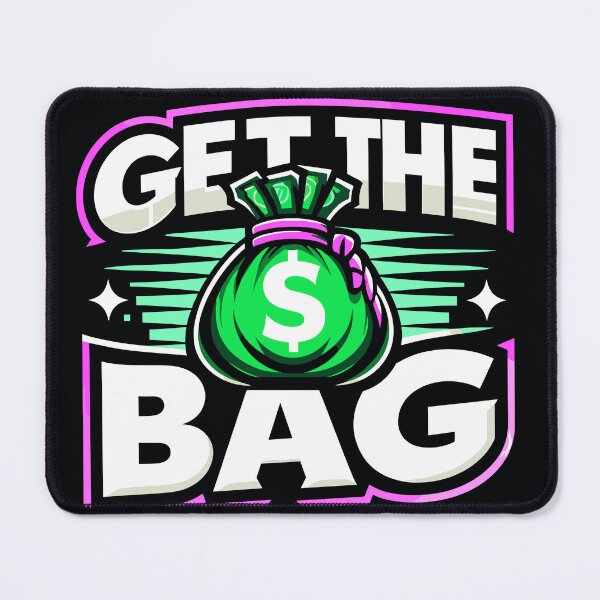 Item preview, Get The Bag Purple and Green Design designed and sold by Artbyminga.