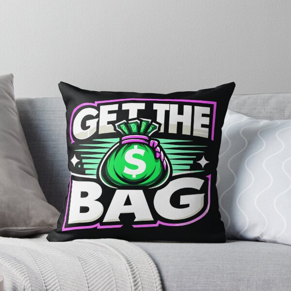 Item preview, Get The Bag Purple and Green Design designed and sold by Artbyminga.