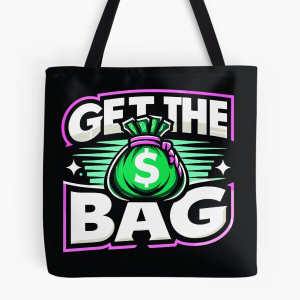 Item preview, Get The Bag Purple and Green Design designed and sold by Artbyminga.