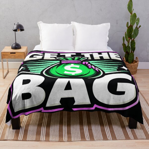 Item preview, Get The Bag Purple and Green Design designed and sold by Artbyminga.