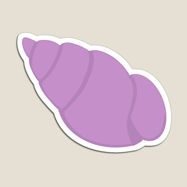 Item preview, Purple Seashell designed and sold by Meg's Sketchbook.