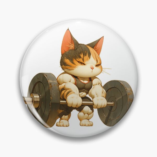 Item preview, Gym cat designed and sold by DabrowskiDesign.