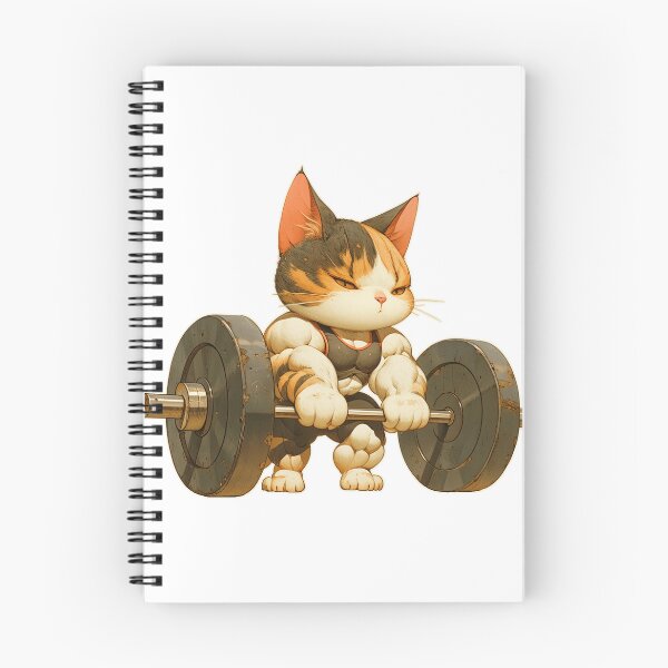 Item preview, Gym cat designed and sold by DabrowskiDesign.