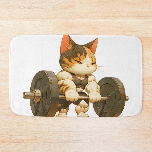 Item preview, Gym cat designed and sold by DabrowskiDesign.