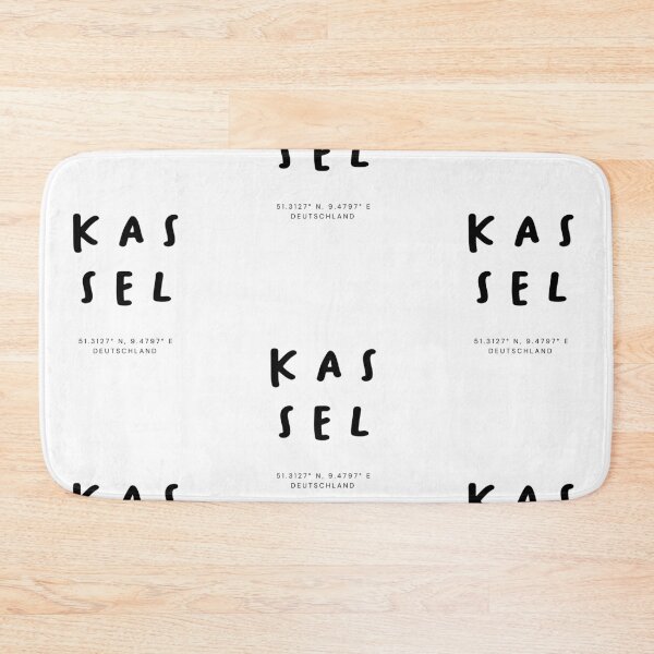 Item preview, Kassel | Typography Design | Design Map Coordinates designed and sold by RM-Journey.