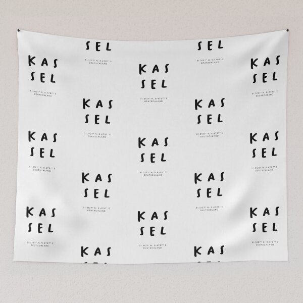 Item preview, Kassel | Typography Design | Design Map Coordinates designed and sold by RM-Journey.
