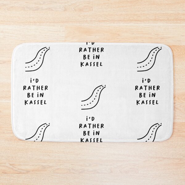 Item preview, I'd Rather be in Kassel | Typography Design | Minimalist Aesthetic designed and sold by RM-Journey.