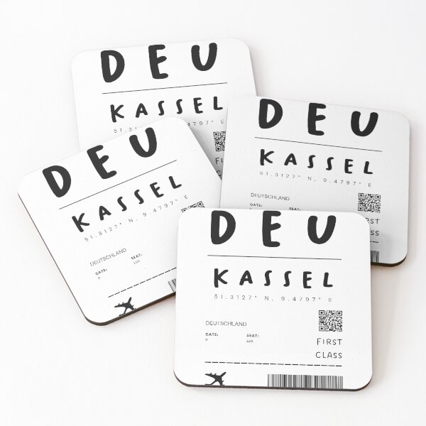 Item preview, Kassel | Plane Ticket Design | Traveling | Tourists designed and sold by RM-Journey.