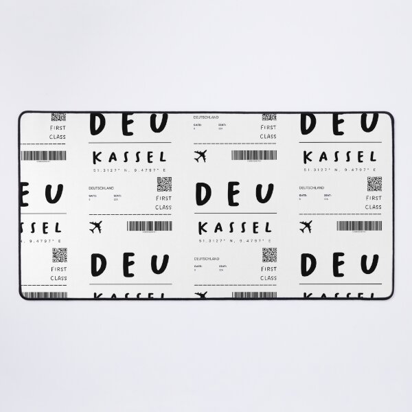 Item preview, Kassel | Plane Ticket Design | Traveling | Tourists designed and sold by RM-Journey.