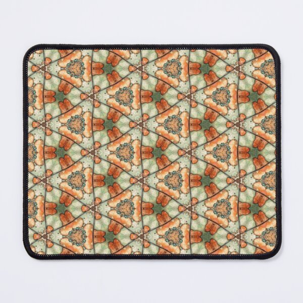 Item preview, Emerald Citrus: A Green and Orange Triangle Pattern designed and sold by Forestpower78.