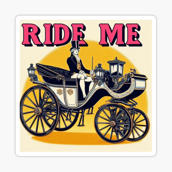 Aperçu de l'œuvre Ride Me Bridgerton Scène de calèche Sticker créée et vendue par bespokebylo.