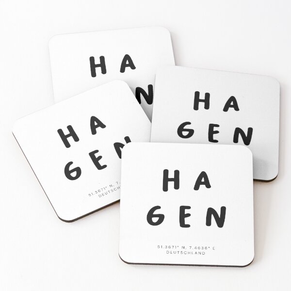 Item preview, Hagen | Typography Design | Design Map Coordinates designed and sold by RM-Journey.