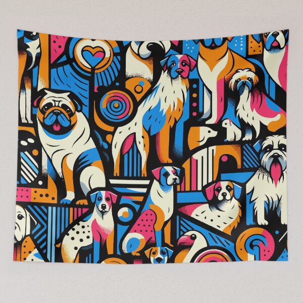 Item preview, Canine Silence in the Geometric Gallery designed and sold by Gacram.
