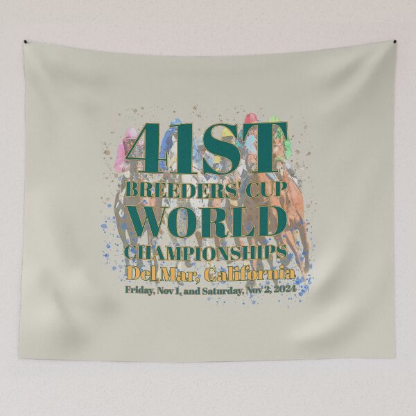 Item preview, 2024 Breeders Cup World Championships horse racing design designed and sold by Ginny Luttrell.
