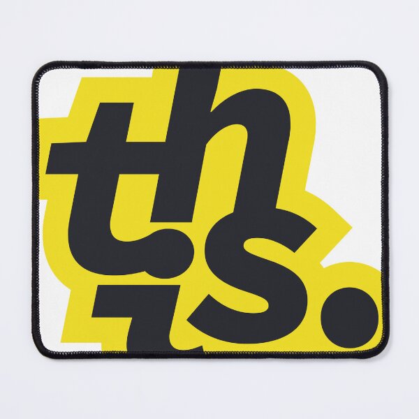 Item preview, This. Logo - Yellow Outline designed and sold by walpolea.
