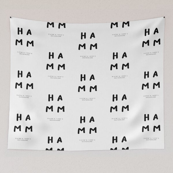 Item preview, Hamm | Typography Design | Design Map Coordinates designed and sold by RM-Journey.